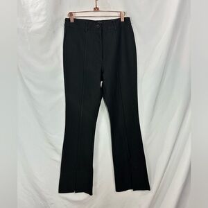 NWT Lulu's black high waisted split hem pants size M
